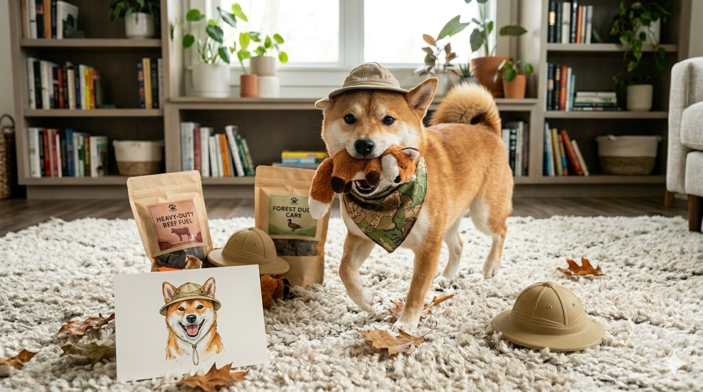 定制艺术明信片样本 — 探险主题